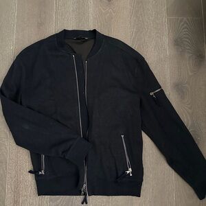 John Varvatos Black Lightweight Jacket